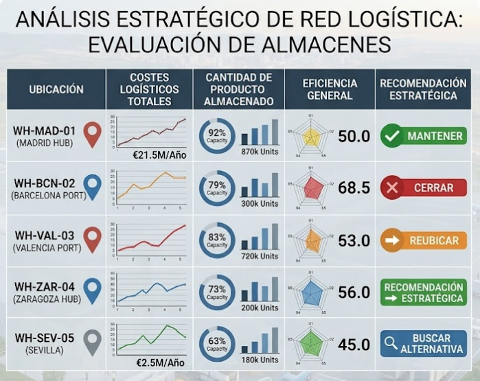 Analisis de centros de distribucion