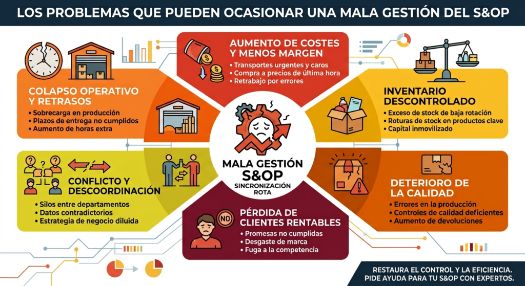 problemas que ocasiona un mal S&OP