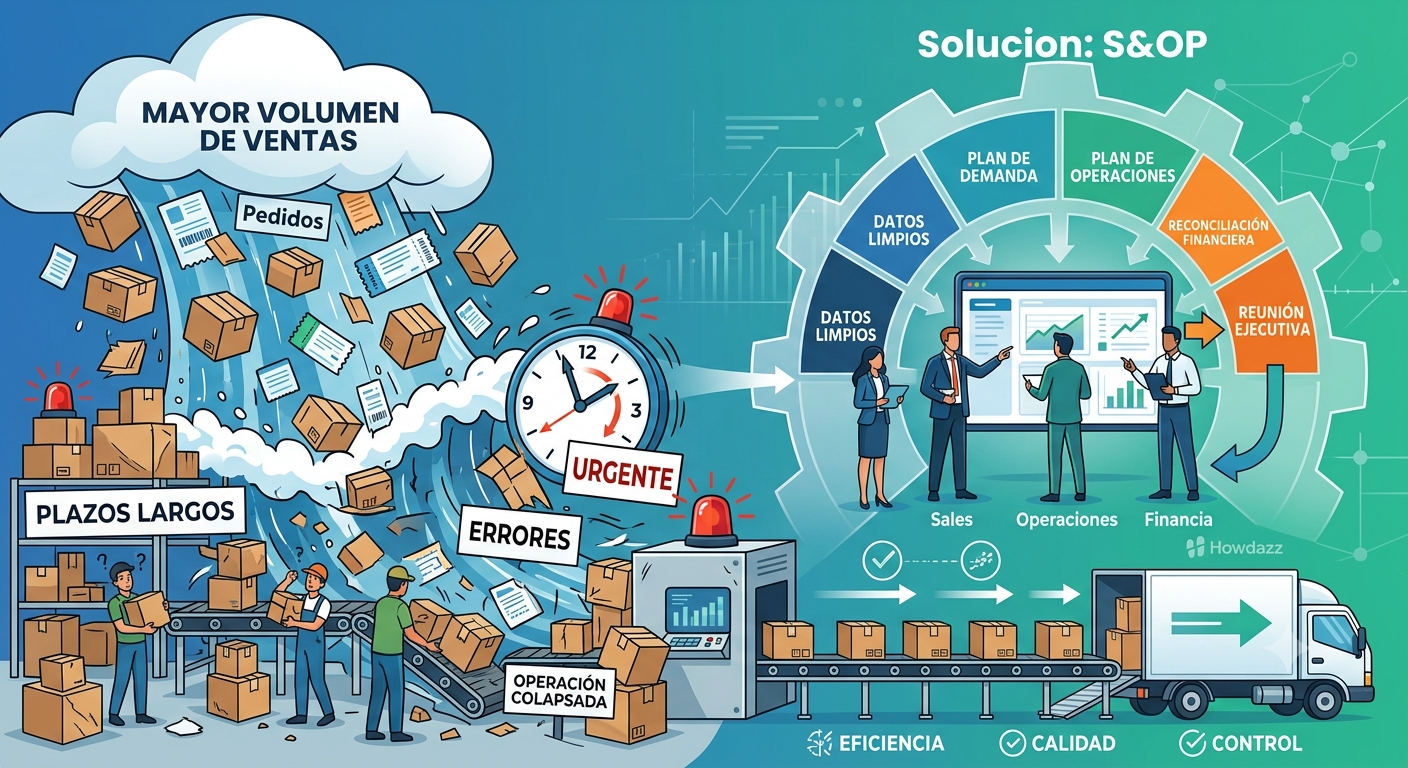 infografia de cuando te llegan mas pedidos y no estas preparado